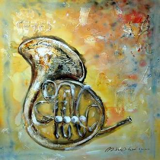 Musical Instrument oil painting